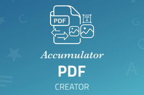 ایجاد فایل پی دی اف با اپلیکیشن Accumulator PDF Creator 1.14