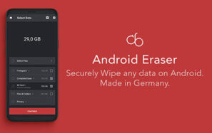 حذف کامل فایل ها با اپلیکیشن Data Eraser cb 1.1.7