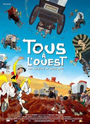 دانلود انیمیشن لوک خوش شانس دوبله فارسی Go West : A Lucky Luke Adventure 2007